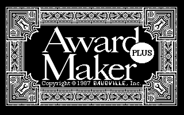 Award Maker Plus - Splash